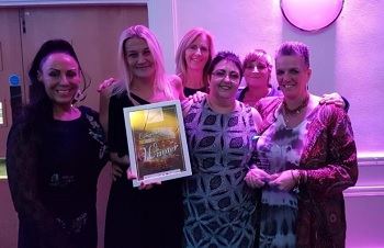 The Coppice Lodge team from left: Catherine Goddard (Regional Lifestyle Manager), Amanda Lancaster (Senior Care Assistant), Angela Allen (Front of House Manager), Samantha Kavanagh (Home Manager), Tracy Taylor (Care Manager) and Allison Boyle (Regional Director).